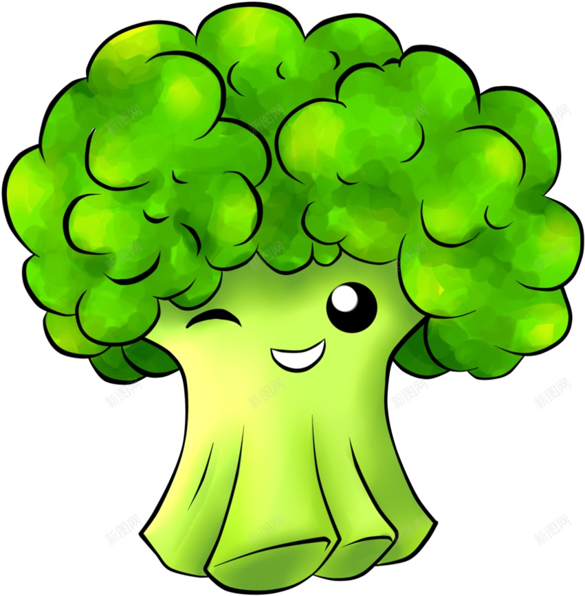 绿菜花西兰花png免抠素材_新图网 https://ixintu.com 绿菜花 西兰花
