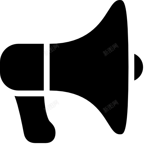 扩音器喇叭筒png免抠素材_新图网 https://ixintu.com 喇叭筒 扩音器