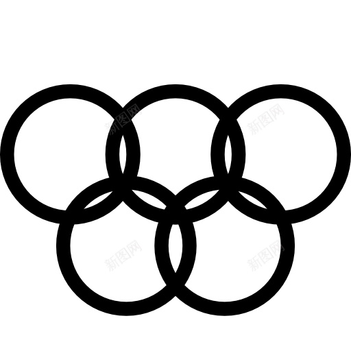 奥林匹克五环奥运五环png免抠素材_新图网 https://ixintu.com 奥林匹克五环 奥运五环