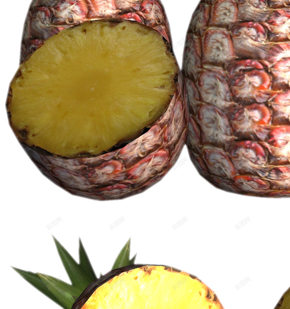 菠萝凤梨png免抠素材_新图网 https://ixintu.com 凤梨 菠萝