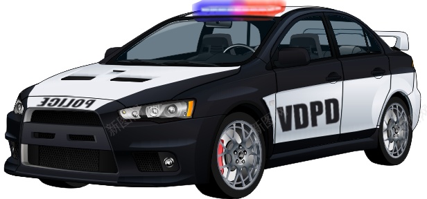 警察巡逻车png免抠素材_新图网 https://ixintu.com 警察巡逻车