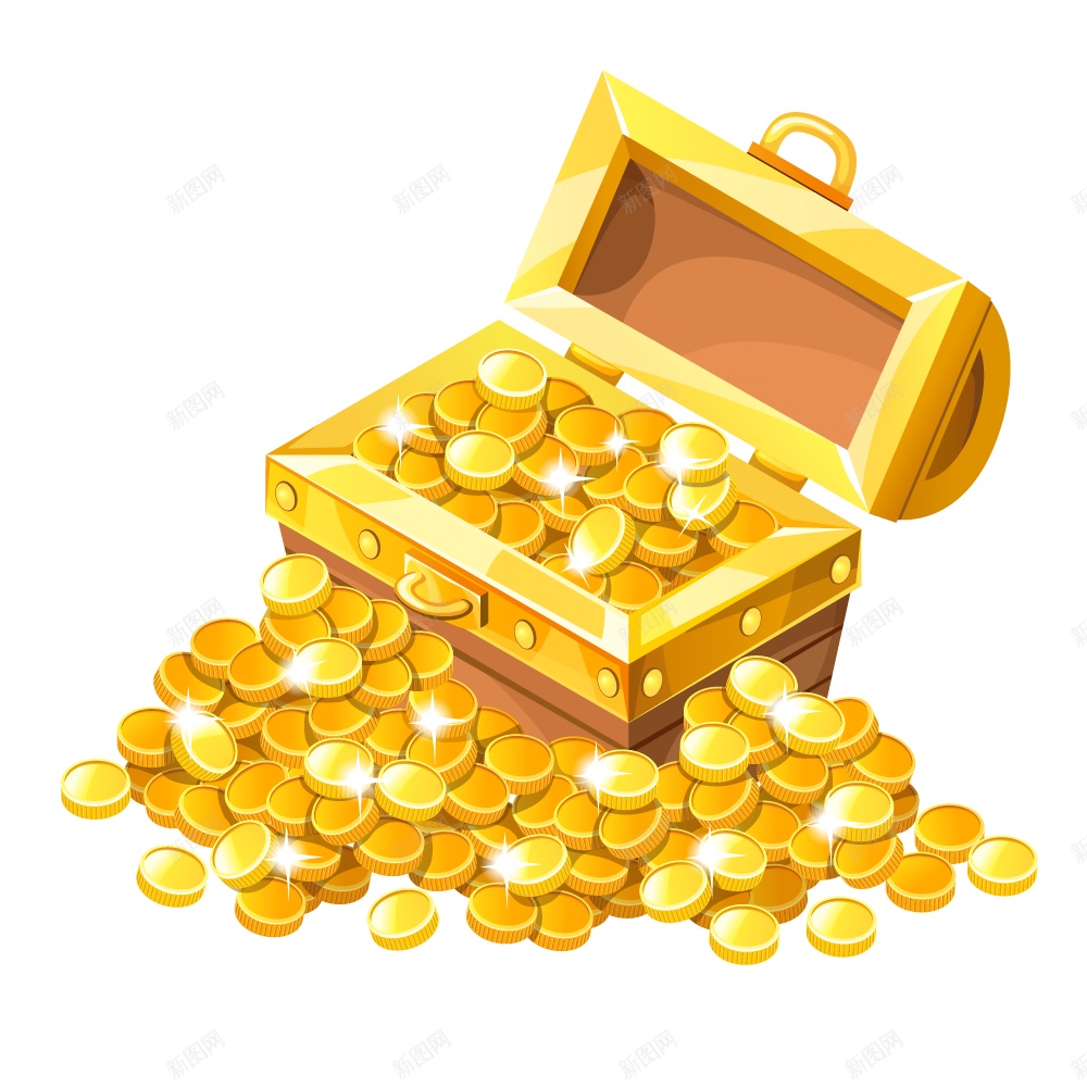 财宝箱百宝箱png免抠素材_新图网 https://ixintu.com 百宝箱 财宝箱