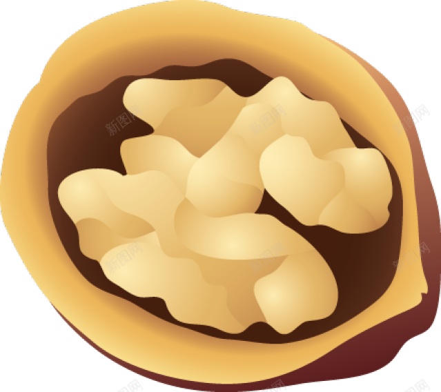 核桃胡桃png免抠素材_新图网 https://ixintu.com 核桃 胡桃