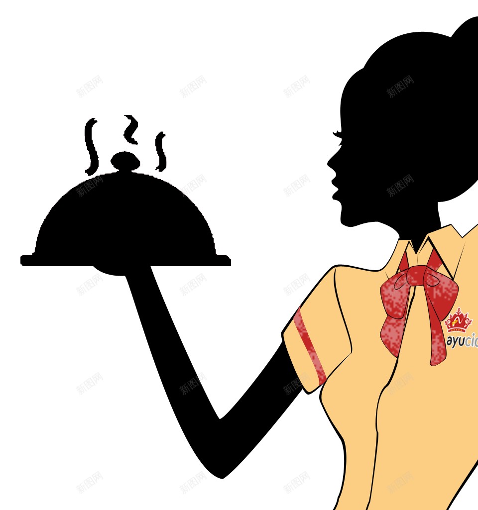 服务员侍者png免抠素材_新图网 https://ixintu.com 侍者 服务员