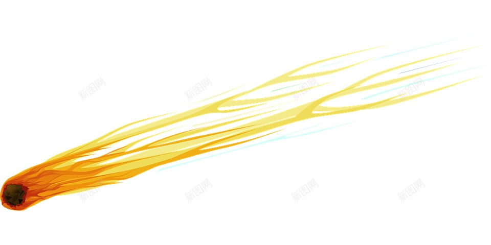 流星png免抠素材_新图网 https://ixintu.com 流星