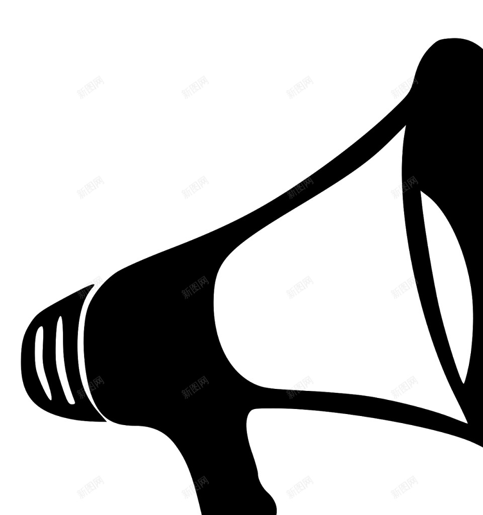 扩音器喇叭筒png免抠素材_新图网 https://ixintu.com 喇叭筒 扩音器