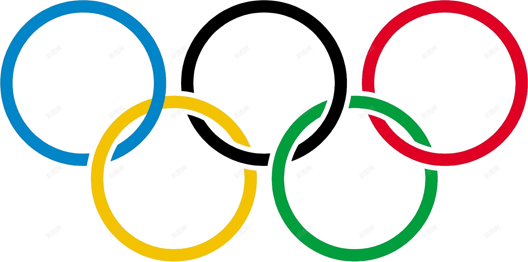 奥林匹克五环奥运五环png免抠素材_新图网 https://ixintu.com 奥林匹克五环 奥运五环