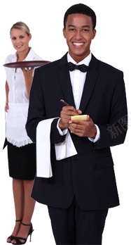 服务员侍者png免抠素材_新图网 https://ixintu.com 侍者 服务员