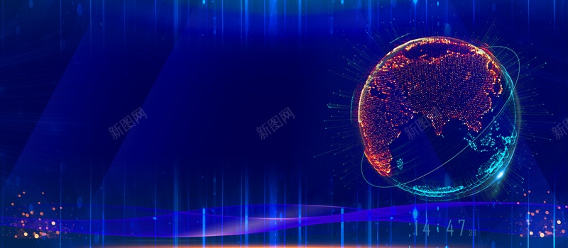 科技背景光效圆圈粒子psd设计背景_新图网 https://ixintu.com 光效 圆圈 科技背景 粒子