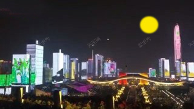 深圳中秋佳节jpg设计背景_新图网 https://ixintu.com 中秋 夜景 深圳 背景1