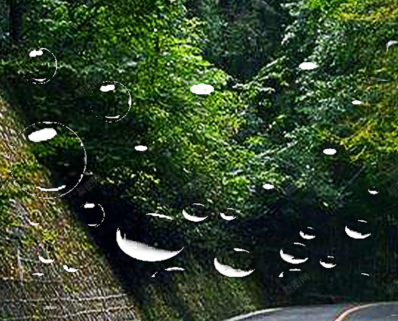 山路边泡泡唯美风景psd设计背景_新图网 https://ixintu.com 唯美 山路边 泡泡 风景