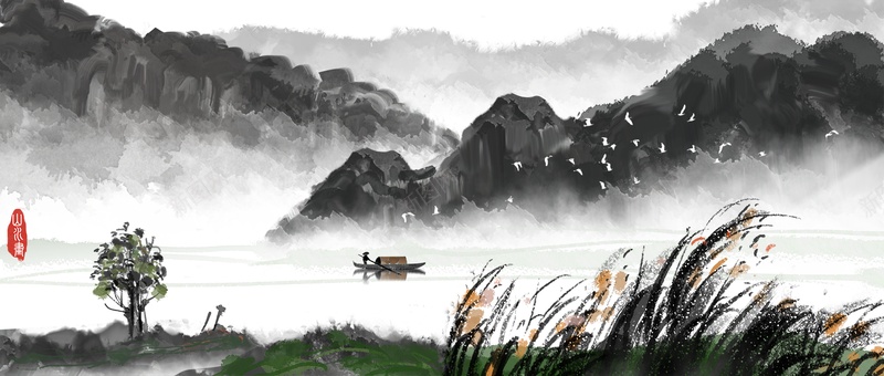 中国风背景创意素材psd设计背景_新图网 https://ixintu.com 中国风 背景 创意 素材