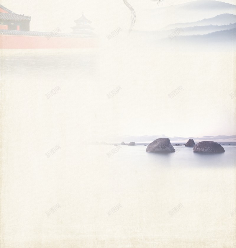 水墨背景psd设计背景_新图网 https://ixintu.com 水墨背景 店铺背景 中国风