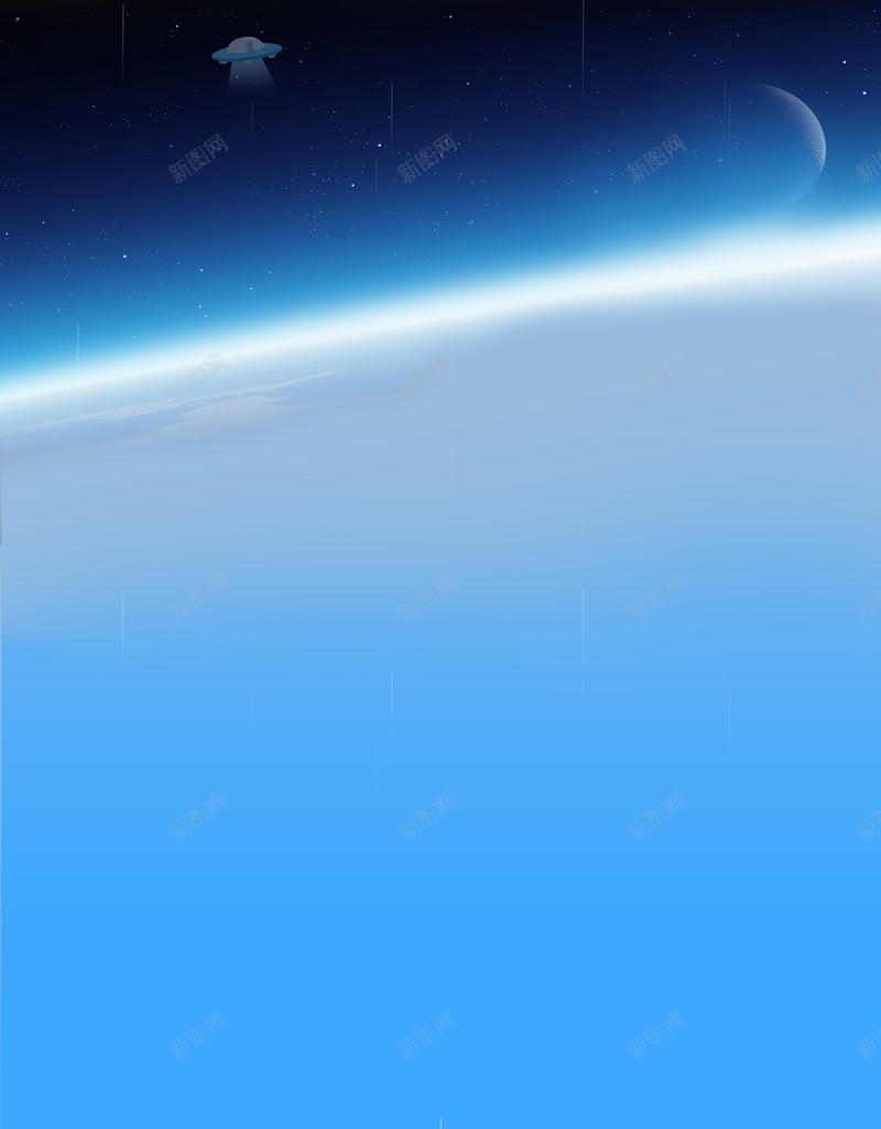 飞船背景jpg设计背景_新图网 https://ixintu.com 飞船 火箭 星球 扁平 卡通 地球 宇宙 星空 蓝色 店铺背景 星云 星海 星际 科技 科幻 商务