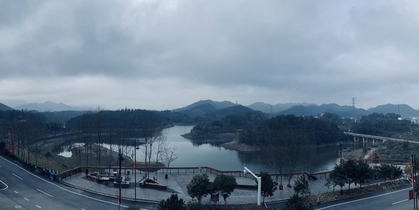 摄影图jpg设计背景_新图网 https://ixintu.com 海岸线 天际线 山 海 天空