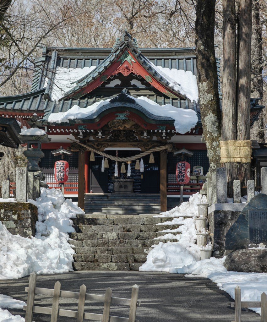 富士山寺院jpg_新图网 https://ixintu.com 富士山 寺院