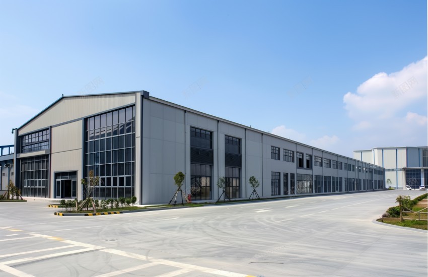 公司厂房图jpg设计背景_新图网 https://ixintu.com 公司 楼房 建筑 仓库 场景 车间