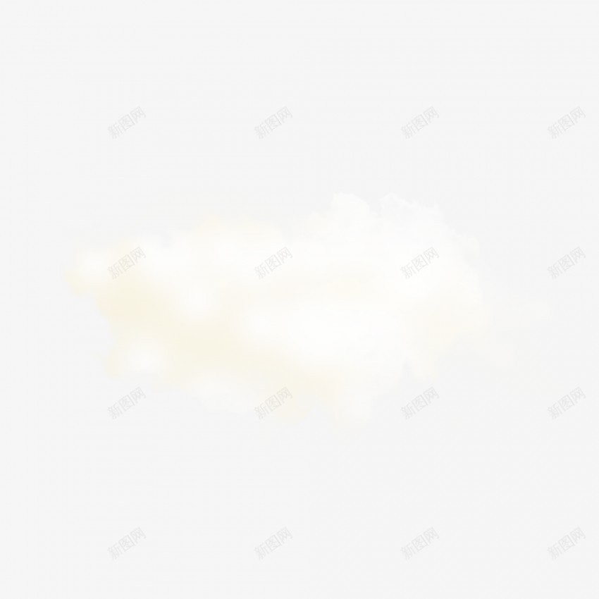 黄色插画装饰云朵云雾浮云元素png免抠素材_新图网 https://ixintu.com 黄色元素 黄色素材 黄色云朵 云朵 云雾 云纹 云 云素材