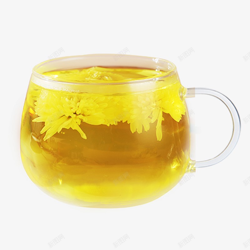 菊花茶png免抠素材_新图网 https://ixintu.com 皇菊 茶 菊花 败火茶
