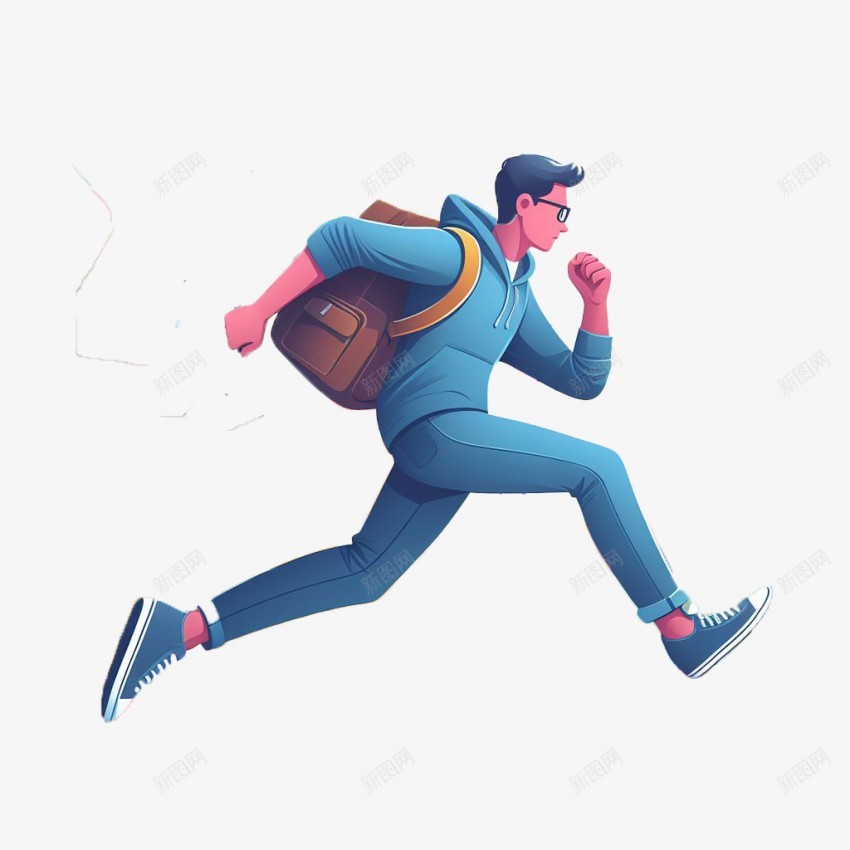 努力奔跑的人png免抠素材_新图网 https://ixintu.com 努力 奔跑 努力奔跑 大步向前