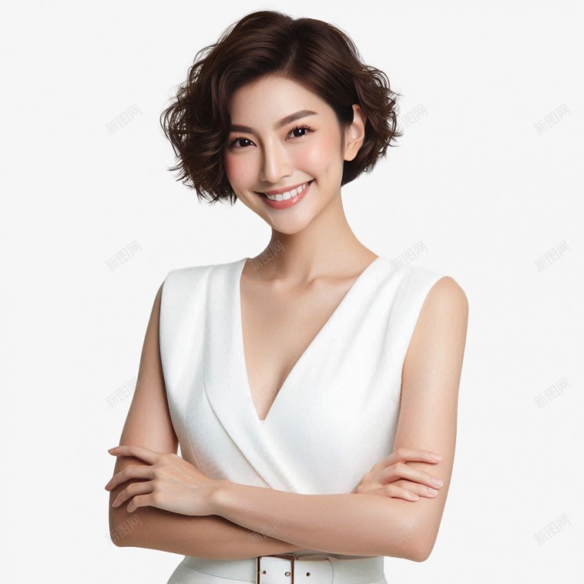 面带微笑的职业女性png免抠素材_新图网 https://ixintu.com 面带微笑 职业女性 职场 女士