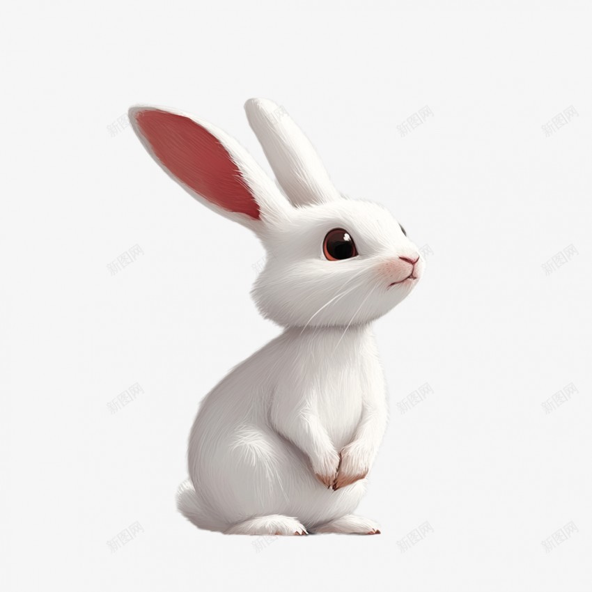 可爱的小白兔png免抠素材_新图网 https://ixintu.com 兔子 兔子素材 可爱 哺乳动物 大耳朵 实物拍摄 小白兔 拜拜 毛茸茸的 蹦跳 蔬菜 动物 食草