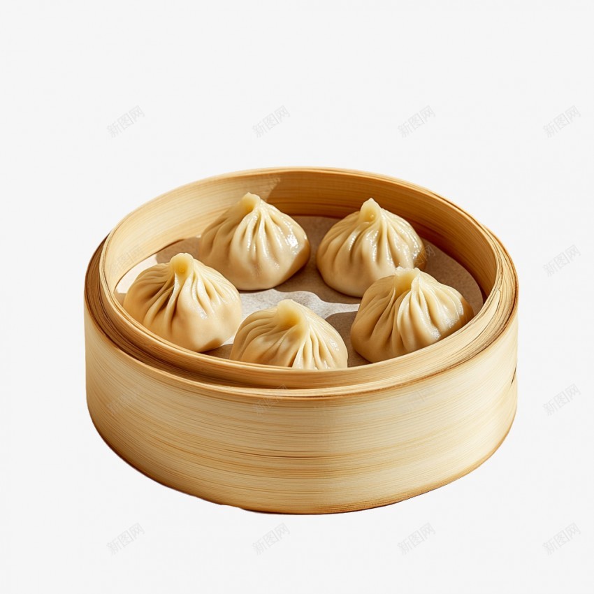 包子png免抠素材_新图网 https://ixintu.com 一笼蒸包 包子 冒热气 好吃 早点 美味 美食 肉馅食物 蒜泥配料 醋麻油蘸料 薄皮大馅
