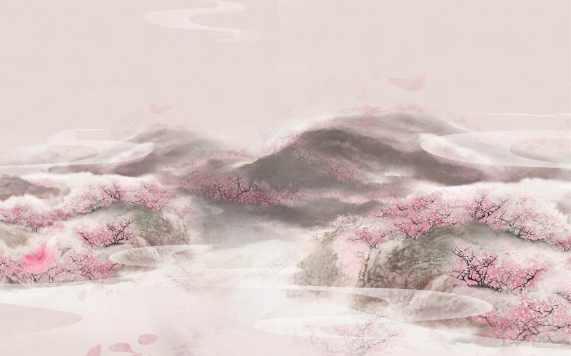 桃林背景三生三世十里桃花jpg设计背景_新图网 https://ixintu.com 三生三世 三生三世十里桃花 桃林背景