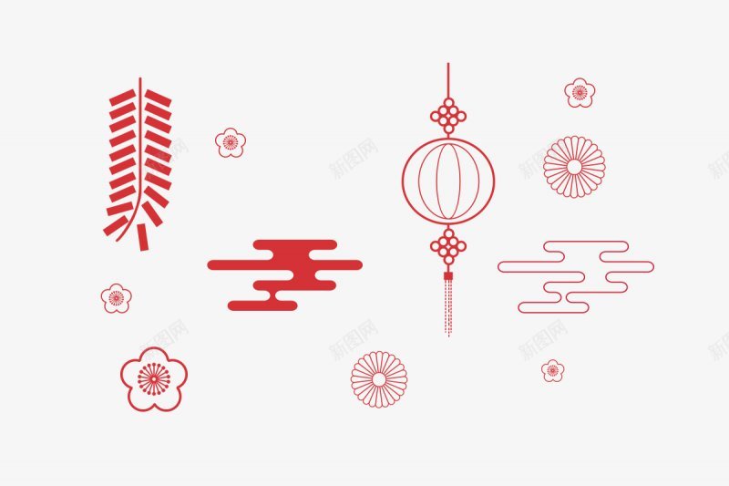 灯笼浪花边框新中式中国风古典花纹元素祥云背景设png免抠素材_新图网 https://ixintu.com 京东母婴 创意淘宝首页 包装设计 天猫 平面 引导页 手机海报 淘宝 箱包 闪屏