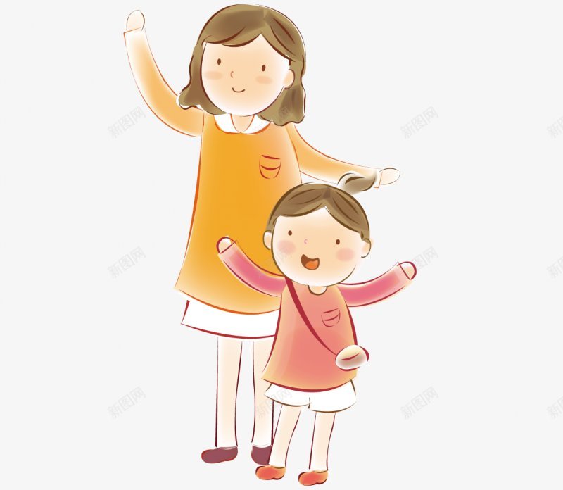 母亲节人物亲子人物4插画母亲节父亲教师节png免抠素材_新图网 https://ixintu.com 亲子人物 插画母亲节父亲教师节 母亲节人物