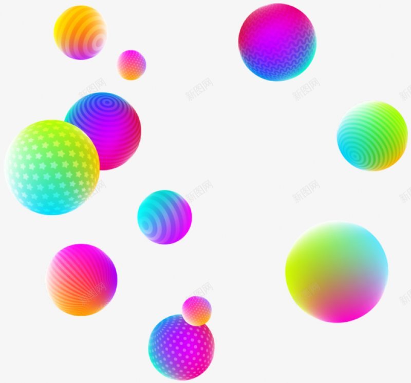 活动促销球体背景元素png免抠素材_新图网 https://ixintu.com 悬浮 漂浮 活动促销 漂浮背景元素 立体球 京东 促销 双11 天猫 淘宝 电商 购物 彩色立体球 球体 球