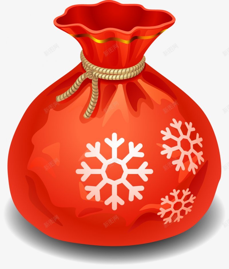 圣诞礼物礼包圣诞礼物袋子福袋雪花喜庆圣诞喜庆福袋透图标png_新图网 https://ixintu.com 喜庆 圣诞 圣诞喜庆福袋透明 圣诞礼物礼包 礼物 福袋 袋子 雪花