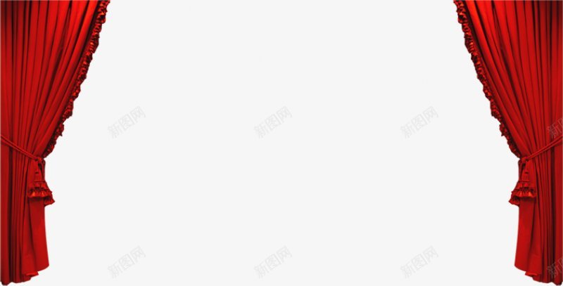 红色窗帘幕布元素png免抠素材_新图网 https://ixintu.com 元素 免扣 窗帘 背景 红色 帘布 幕帘 长幕布 透明背景