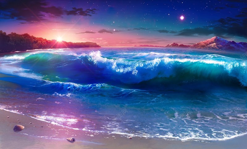 南岛夕暮背景图海画2次元日式原画插画Q版萌妹卡通动jpg设计背景_新图网 https://ixintu.com 2次元日式 Q版 南岛夕暮 卡通 原画 插画 海 画 背景图 萌妹
