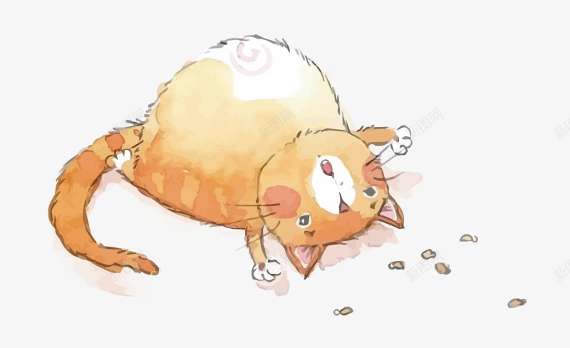 一只睡觉的黄色猫咪卡通图片png免抠素材_新图网 https://ixintu.com 睡觉的猫咪 母猫 猫妈妈 卡通手绘 哺乳动物 猫科动物 夜视性 动物 宠物 黄色