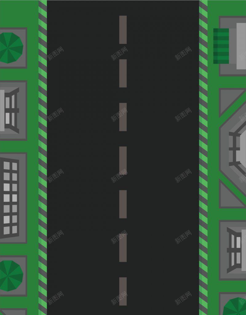 马路交通汽车路标识png免抠素材_新图网 https://ixintu.com 交通 标识 汽车 矢量马路 路