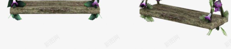 秋千植物花草类丶png免抠素材_新图网 https://ixintu.com 植物花草类丶 秋千