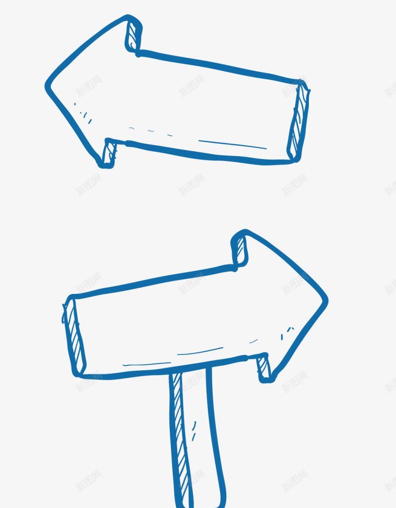 手绘蓝彩指示箭头装饰点缀png免抠素材_新图网 https://ixintu.com 手绘画 篮彩 箭头 指示箭头 指向 卡通 铅笔画 立体 箭头框 水彩绘 插画图