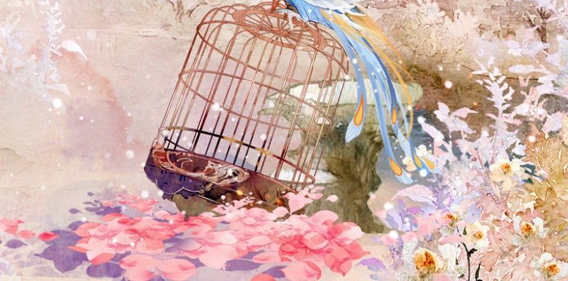 可爱唯美古风h5背景图古风背景溶图jpg设计背景_新图网 https://ixintu.com 古风背景溶图
