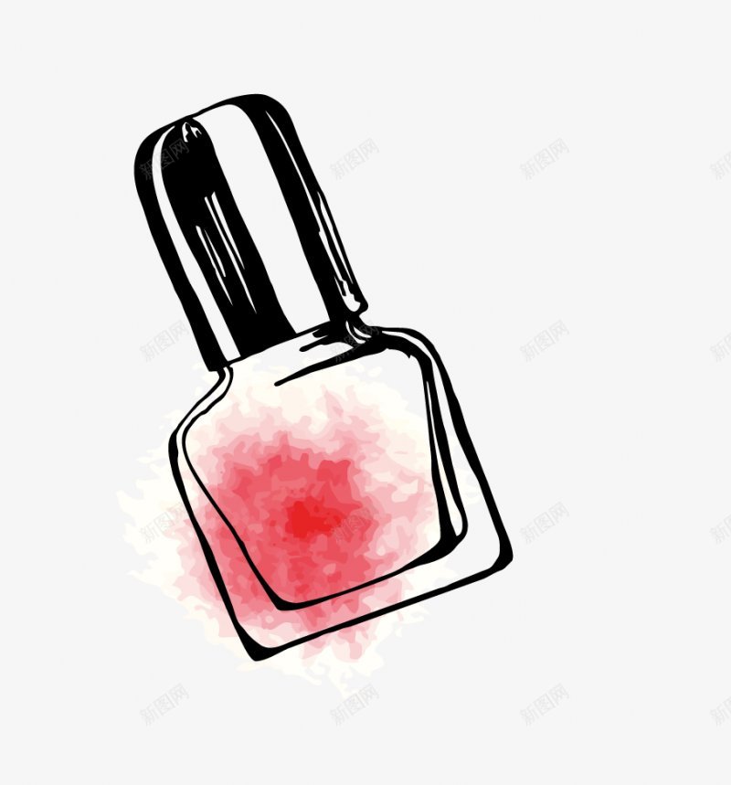 化妆品手绘手绘美容png免抠素材_新图网 https://ixintu.com 化妆品 手绘 美容