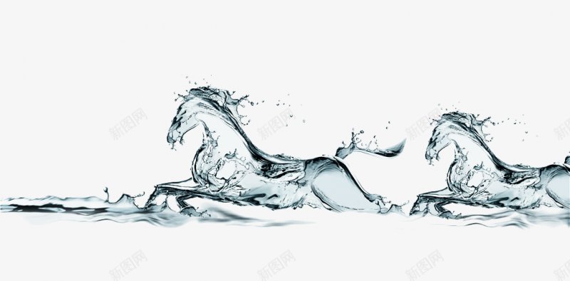 水花马水花png免抠素材_新图网 https://ixintu.com 水花 水花马 素材