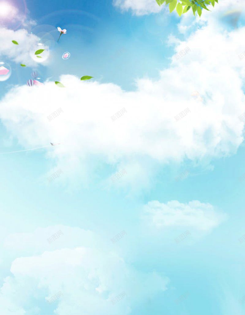 蓝天背景现代Q版纯排背景jpg设计背景_新图网 https://ixintu.com 现代Q版纯排背景 蓝天背景