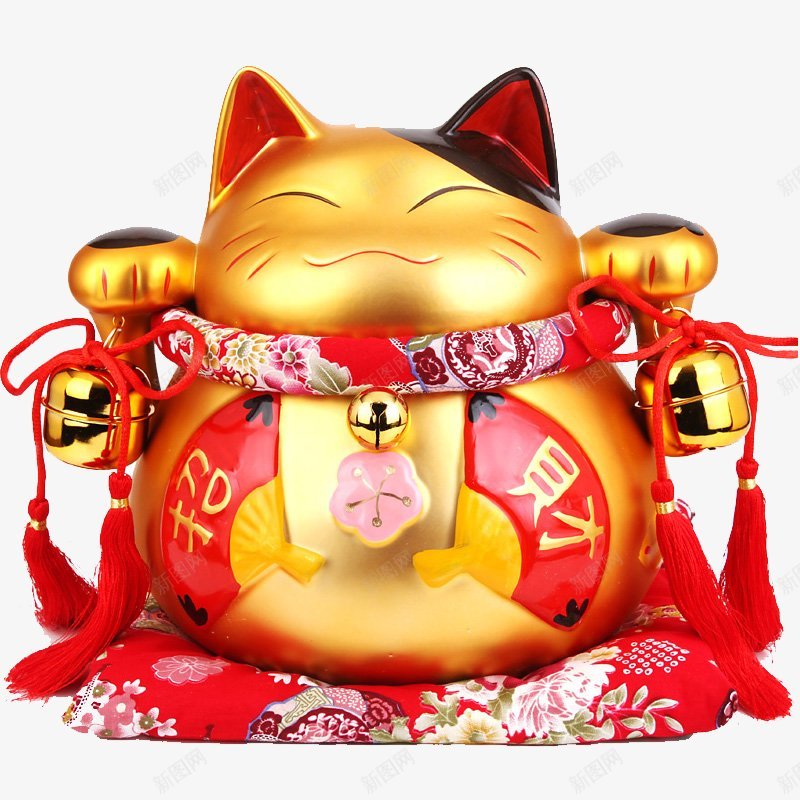 金色招财猫招财猫春节喜庆热闹春节贺岁招财进宝可爱Q图标png_新图网 https://ixintu.com 个人生活微信号 可爱Q版招财猫 喜庆 招财猫 招财进宝 春节 春节贺岁 热闹 透明 金色招财猫
