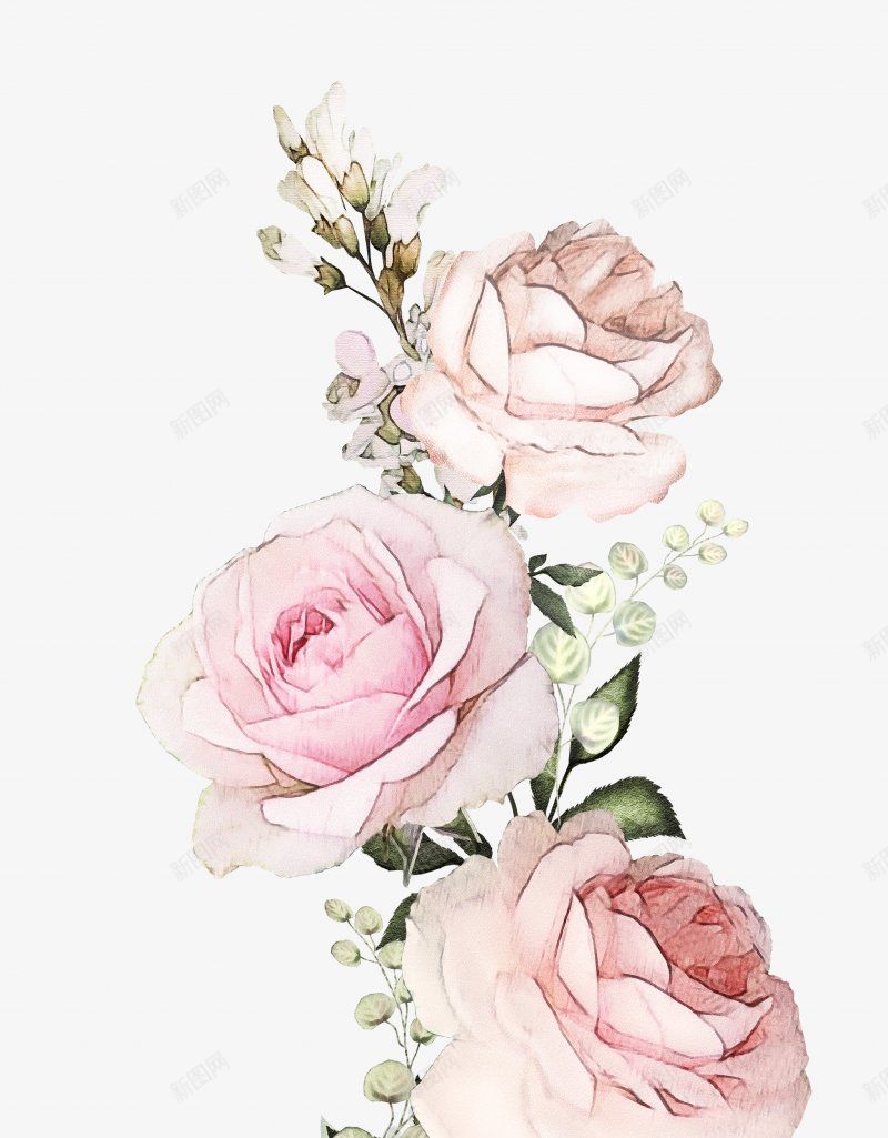 小清新花朵花卉婚庆png免抠素材_新图网 https://ixintu.com 小清新花朵 花卉婚庆