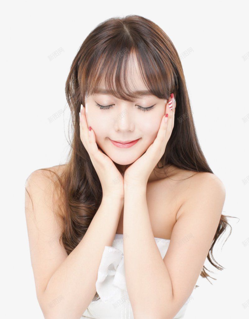 医美女模特png免抠素材_新图网 https://ixintu.com 护肤 面部保养 滋润 护肤品 美妆 护理 健康 人物 女性 女人