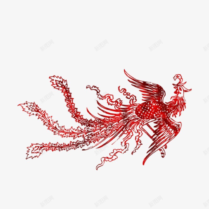 凤凰透明75张第12页FLPS中国园地png免抠素材_新图网 https://ixintu.com FL 动物精灵族 第12页