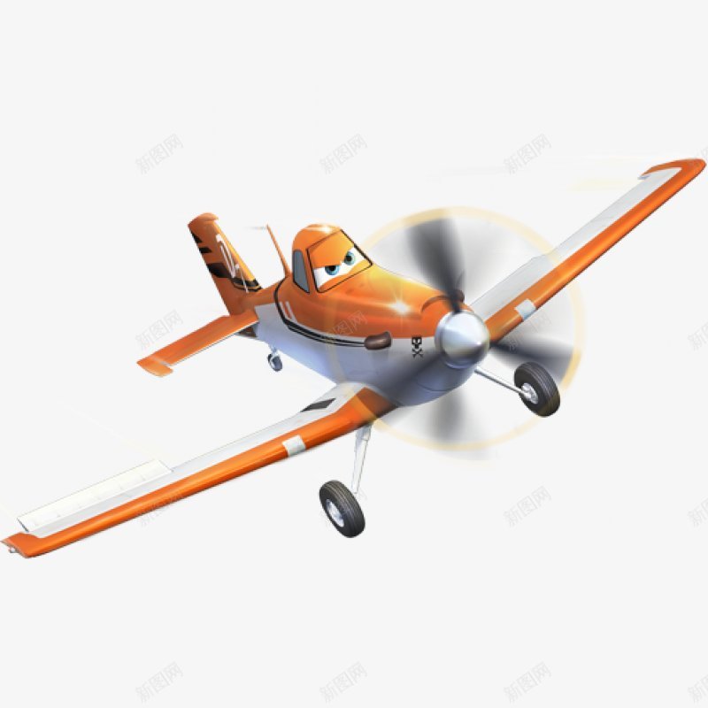 飞机元素png免抠素材_新图网 https://ixintu.com 飞机 黄白 航空 天空 天上 飞行 飞越 航线 航行