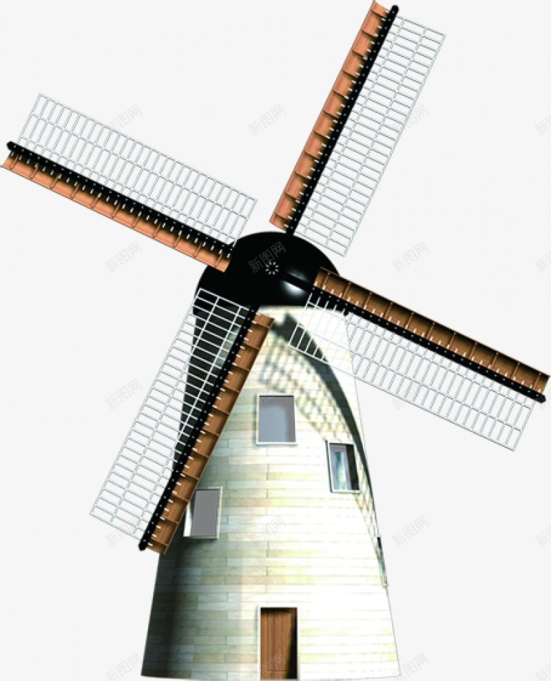 北欧风装饰风车田园风建筑杂七杂八png免抠素材_新图网 https://ixintu.com 北欧风装饰 杂七杂八 田园风建筑 风车