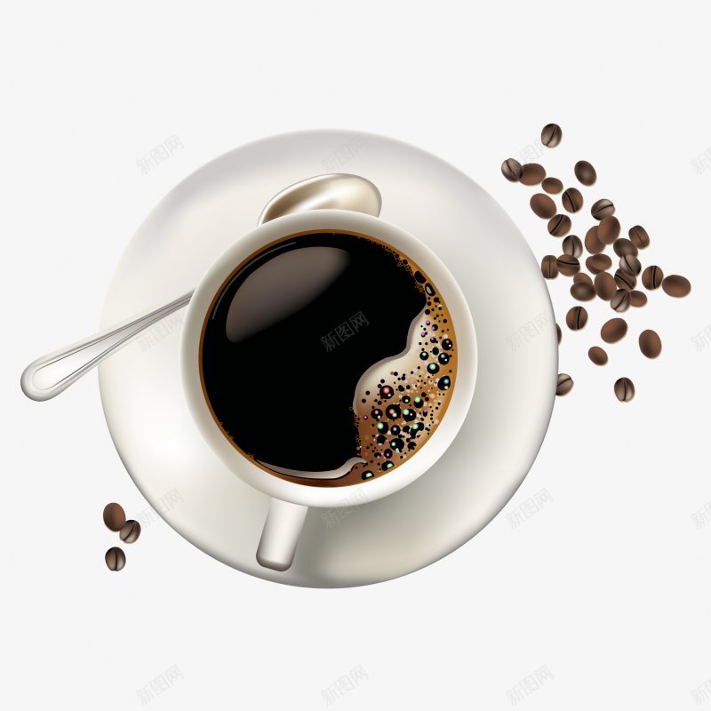 咖啡下午茶提神咖啡豆png免抠素材_新图网 https://ixintu.com 静物摄影 咖啡因 咖啡粉 咖啡豆 咖啡 容器 褐色 颜色 饮料 香味