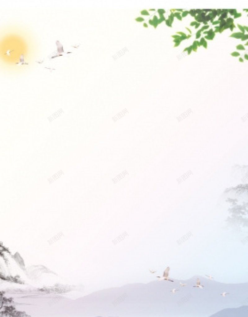灰色淡雅水墨清明节免费H5jpg设计背景_新图网 https://ixintu.com 免费H5 灰色淡雅水墨清明节